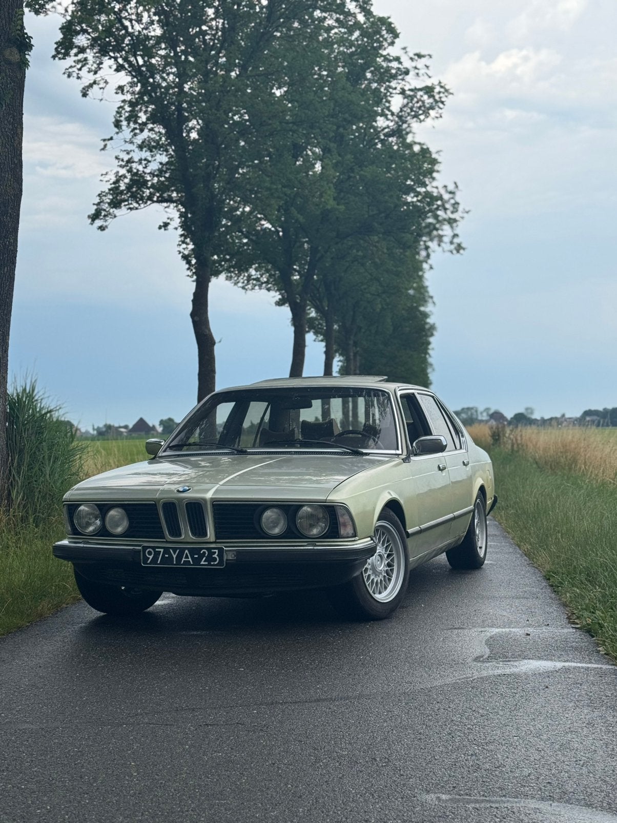 BMW E23 733i 1977 Groen. Oldtimer, LPG, APK en MRB vrij!, Auto's, 1611 kg, Overige kleuren, Particulier, 1600 kg