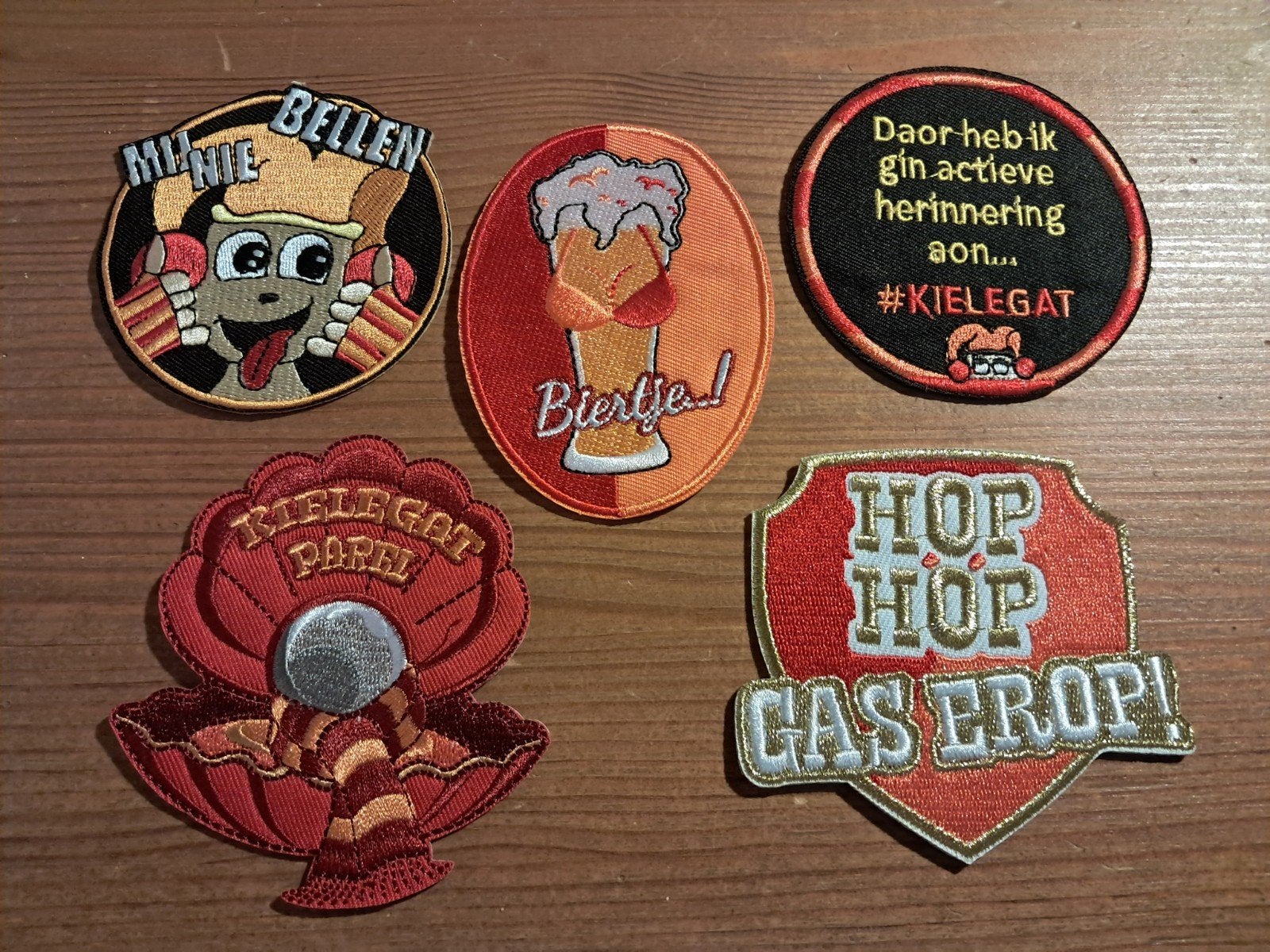 emblemen carnaval Kielegat kleuren, Ophalen of Verzenden, Nieuw