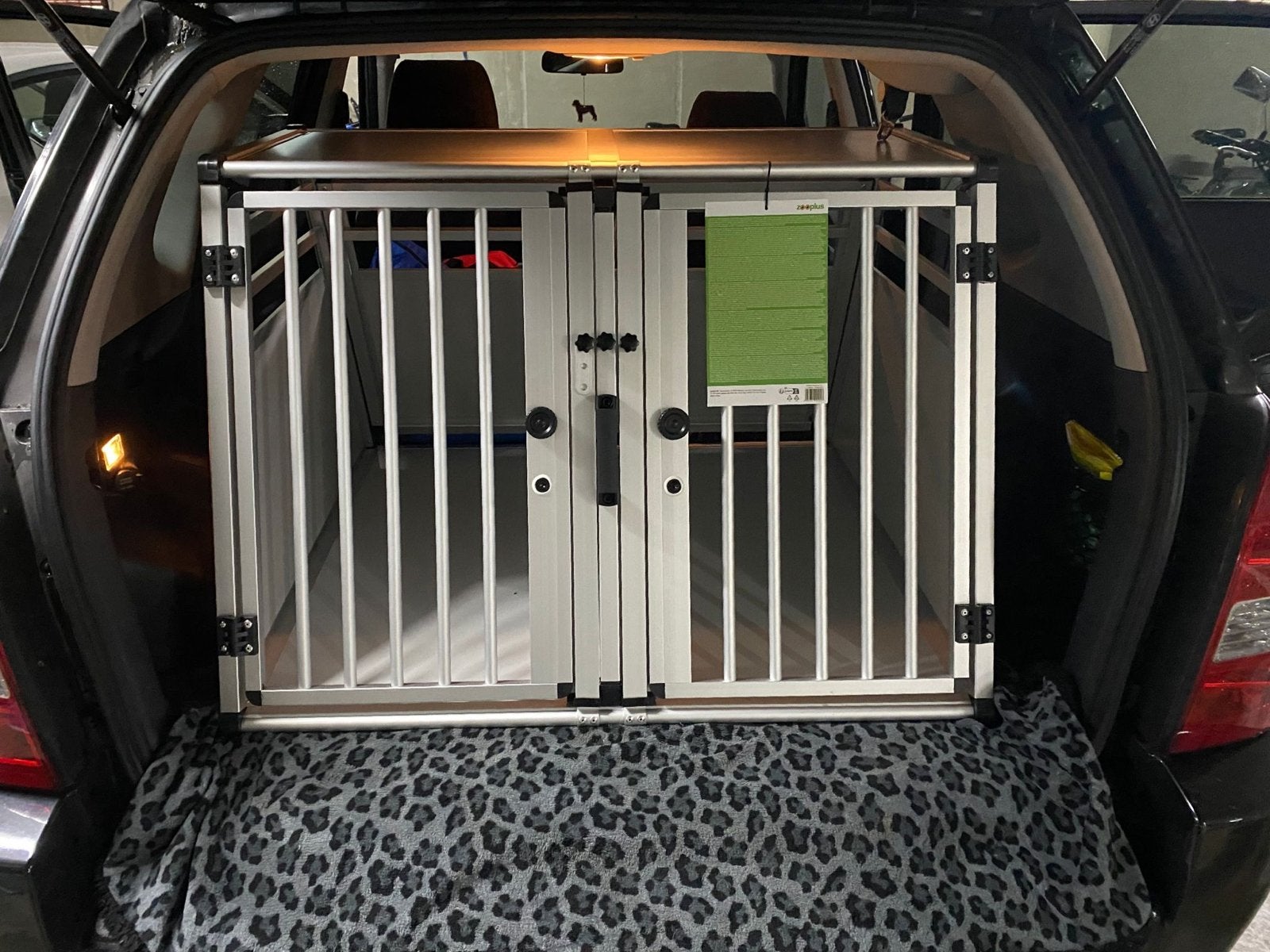 Aluride XL autobench voor grote hond of 2 medium honden, Ophalen, Zo goed als nieuw