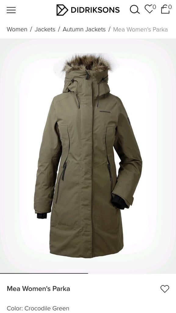 Didriksons dames winterjas water en winddicht maat 38, Kleding | Dames, Jassen | Winter, Gedragen, Didriksons, Groen, Ophalen