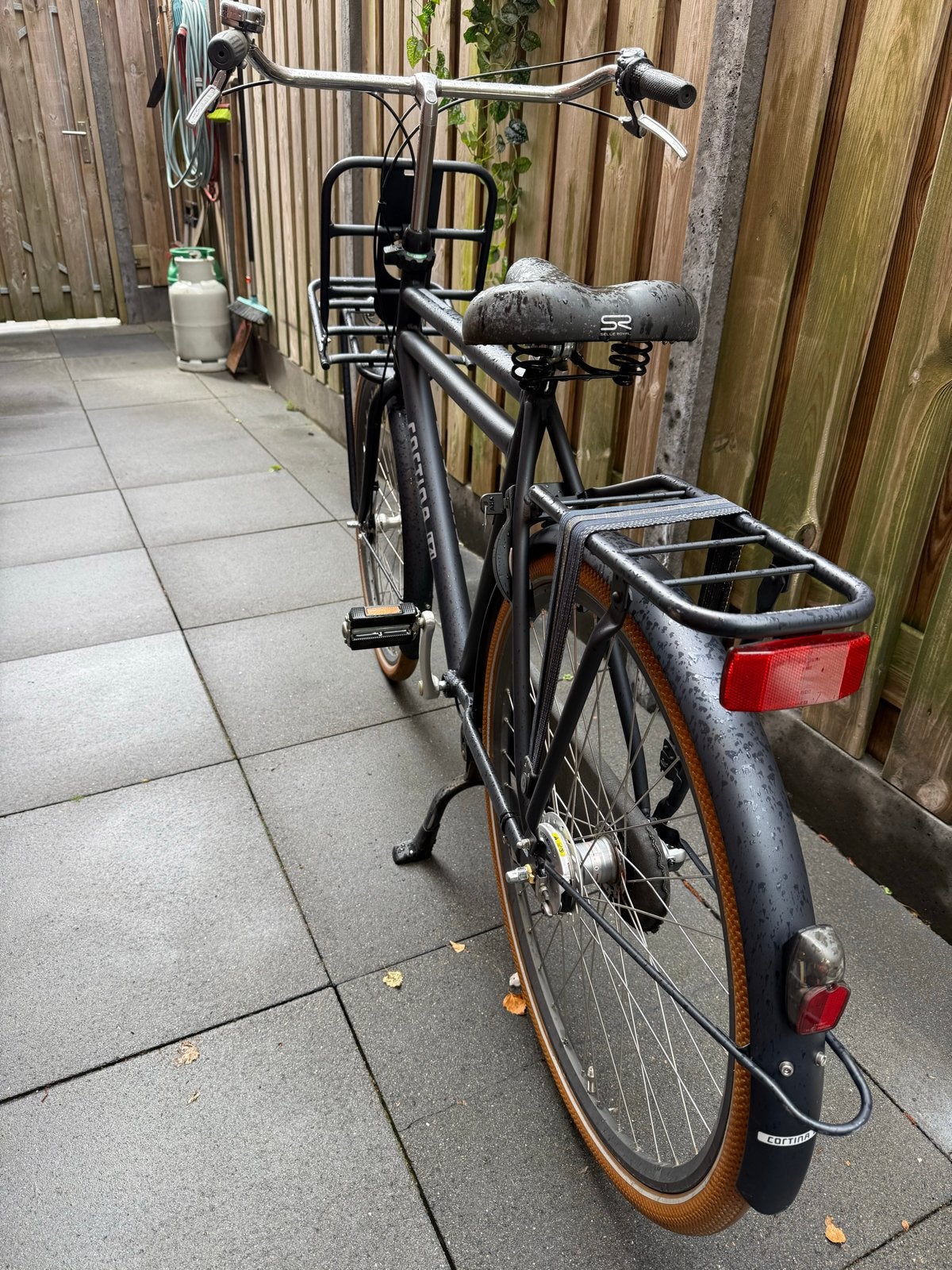 Cortina U4 Transportfiets - Mat Zwart, Fietsen en Brommers, Fietsen | Jongens, Ophalen, Gebruikt, Versnellingen