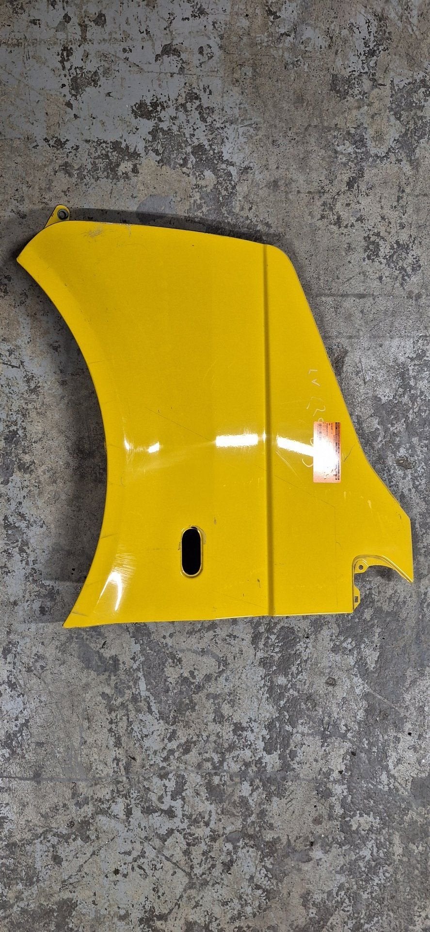 VW Transporter T5 Spatbord Links-voor 2014 Geel Origineel, Auto-onderdelen, Gebruikt, -, Volkswagen, -