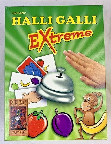 Halli Galli Extreme Snel Reactiespel met Bel 999 Games spel, Coolsingel 104, 3011 AG Rotterdam, Netherlands, Verzenden, Zo goed als nieuw