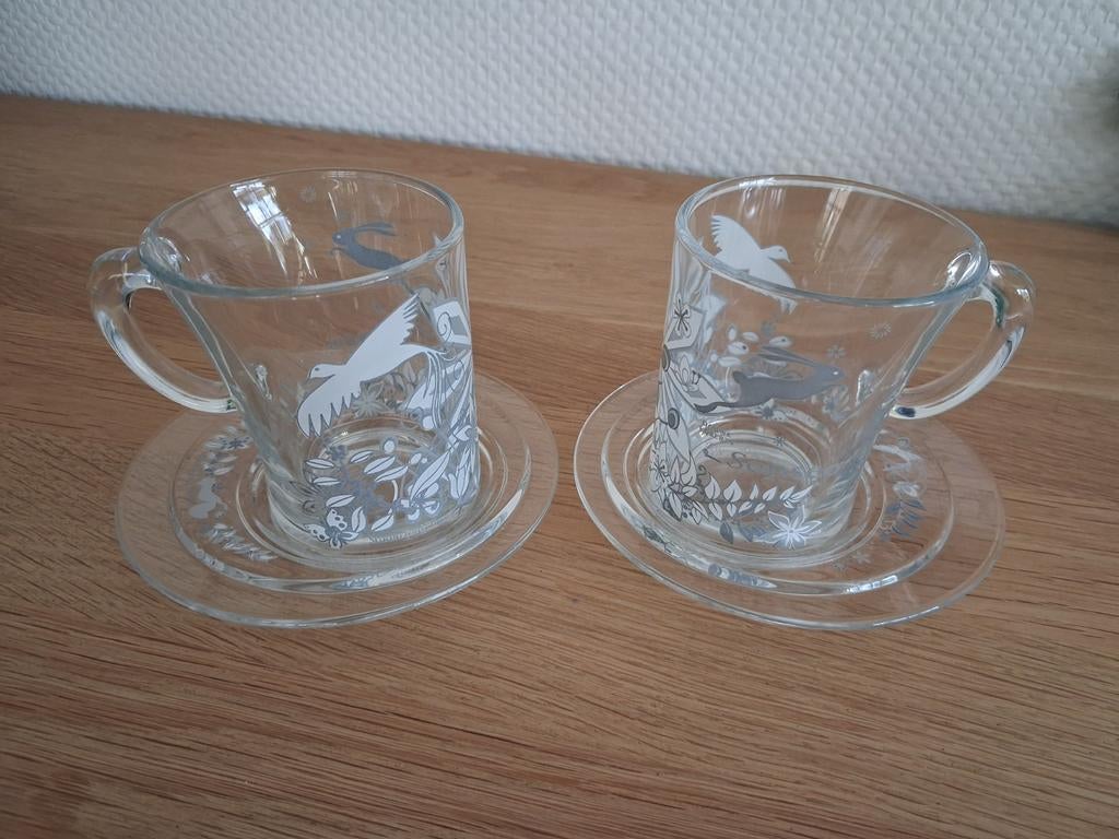Douwe Egberts senseo glazen, Huis en Inrichting, Keuken | Servies, Ophalen, Glas of Glazen, Overige stijlen, Glas
