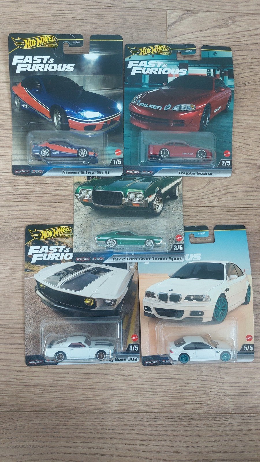 Hot Wheels Fast & Furious Premium Complete Set, Ophalen of Verzenden, Nieuw, Auto