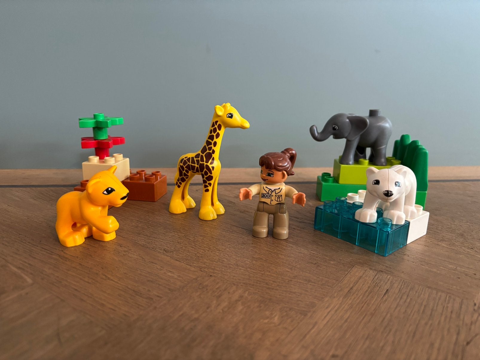 Duplo babydieren set 4962, Gebruikt, Ophalen of Verzenden, Duplo, Complete set