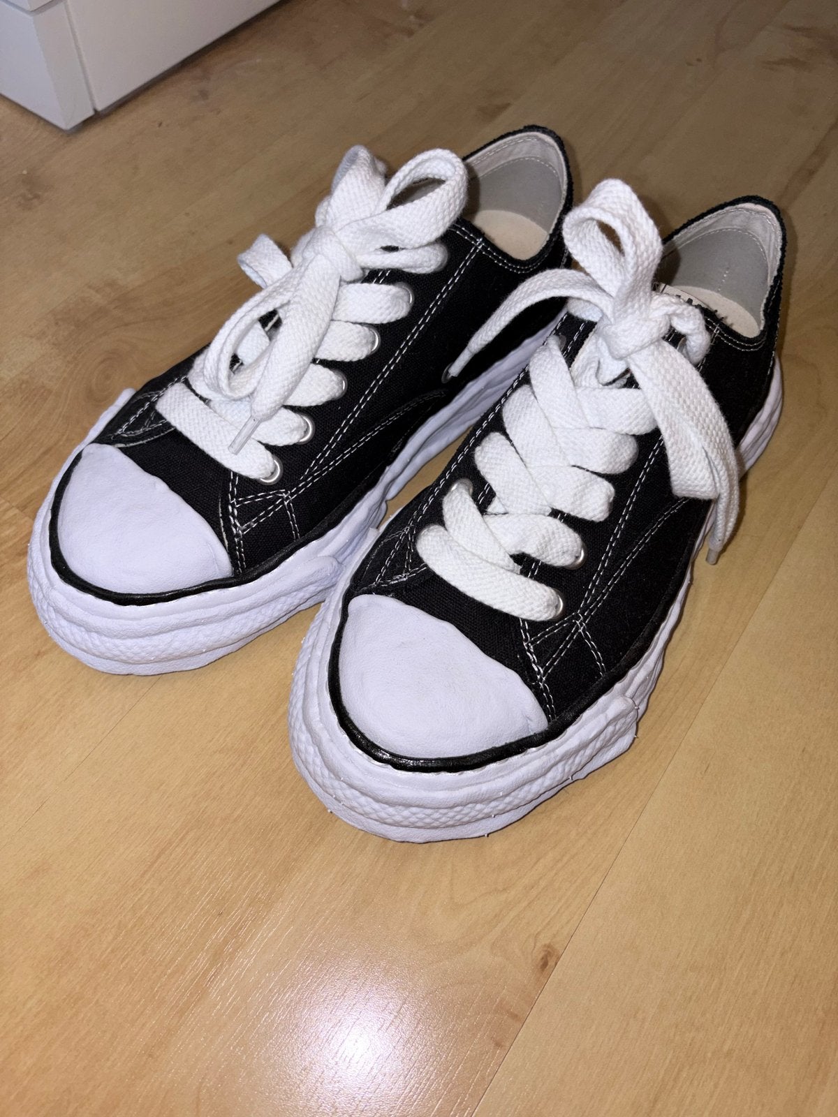 Maison Mihara Yasuhiro Peterson 23 OG Sole Canvas Low Black, Ophalen of Verzenden, Nieuw, Zwart, Sneakers of Gympen