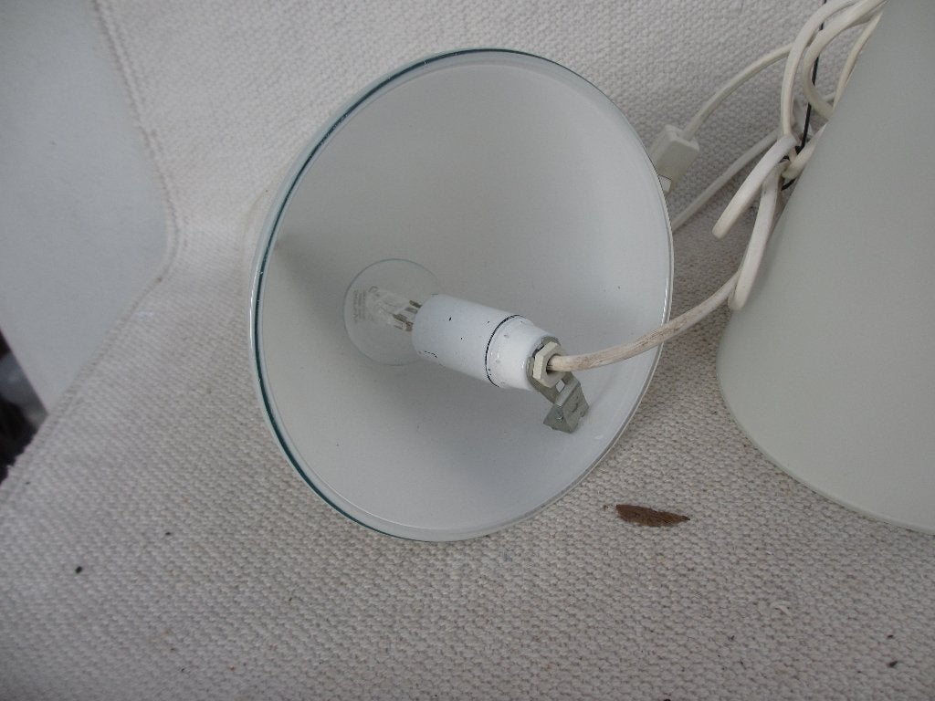 Een Teepee cone lamp Ilu di Vetro klein model, Gebruikt, Vintage, 26 cm, Met schakelaar