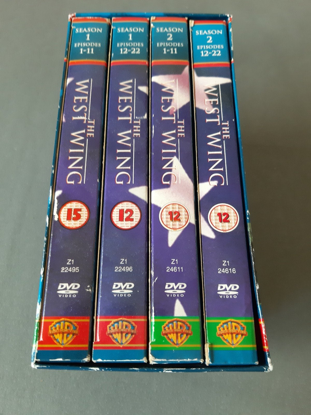 The West Wing - Complete Seizoenen 1 & 2 DVD Boxset, Engels, Ophalen of Verzenden, Inclusief doosje, Gebruikt