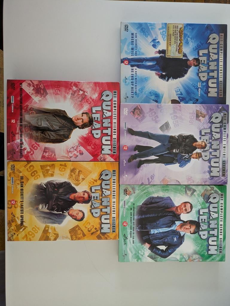 Quantum Leap - Complete Serie Boxset (Seizoen 1-5) DVD, Boxset, Science Fiction en Fantasy, Ophalen of Verzenden, Zo goed als nieuw