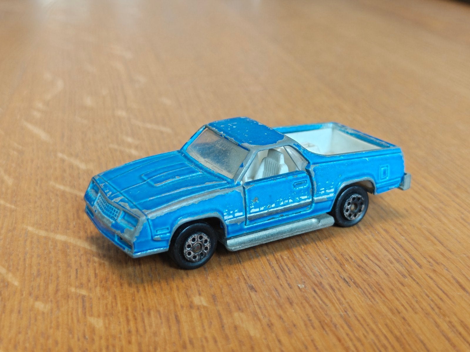 Majorette El Camino SS BLAUW, Ophalen of Verzenden, Auto