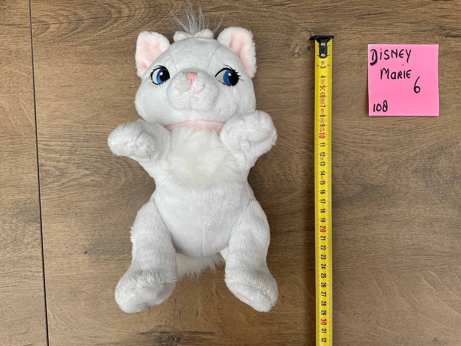 Nieuwe zgan Disney Marie  Aristocats knuffel 25cm, Ophalen, Overige figuren, Nieuw, Knuffel
