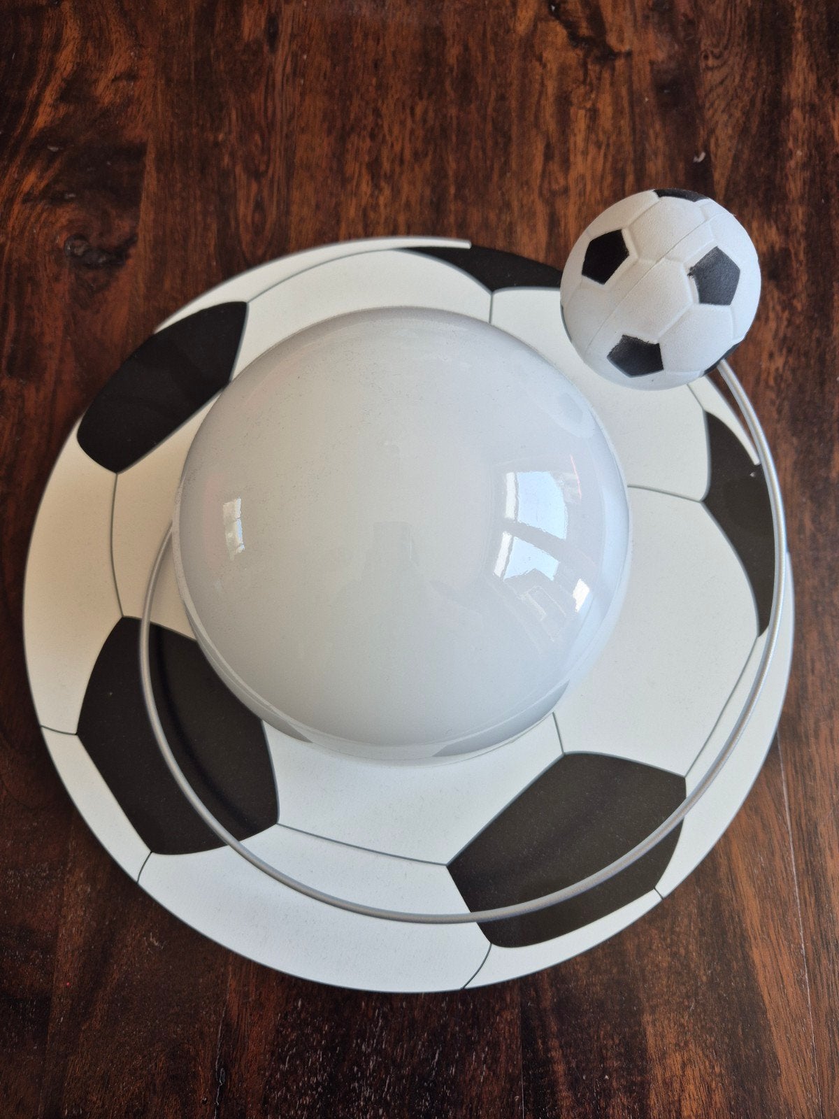 Plafondlamp voetbal, Ophalen of Verzenden, Zo goed als nieuw, Plafondlamp