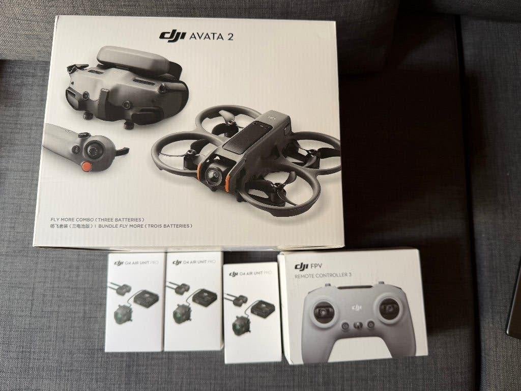 FPV Bundel: DJI Avata, 2x GEPRC Mark5 + 2x BetaFPV Pavo20Pro, Ophalen, Gebruikt