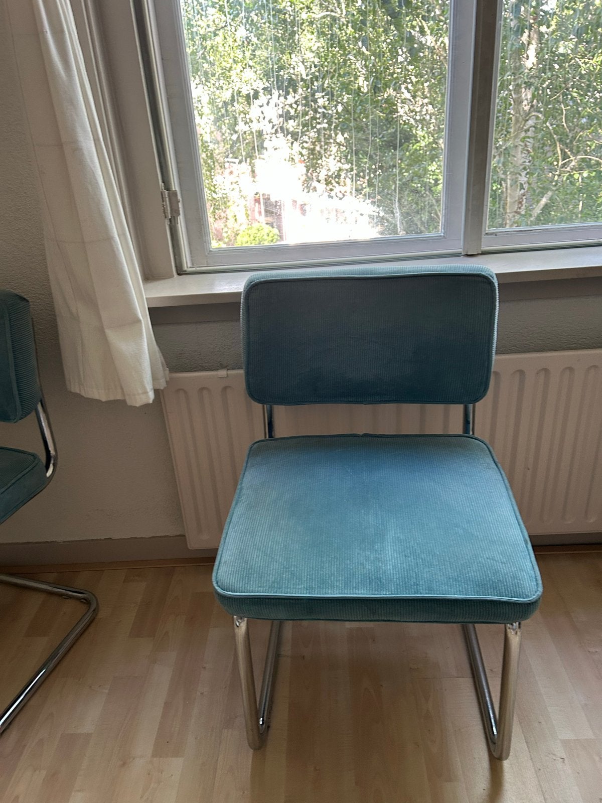 Set van 3 stoelen in dezelfde kleur, Huis en Inrichting, Stoelen, Ophalen, Gebruikt, Overige kleuren, Drie