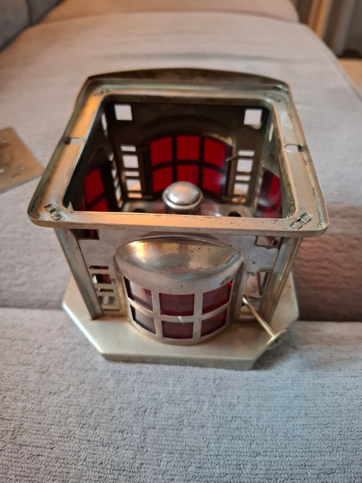 Antiek Art Deco theelicht, Ophalen