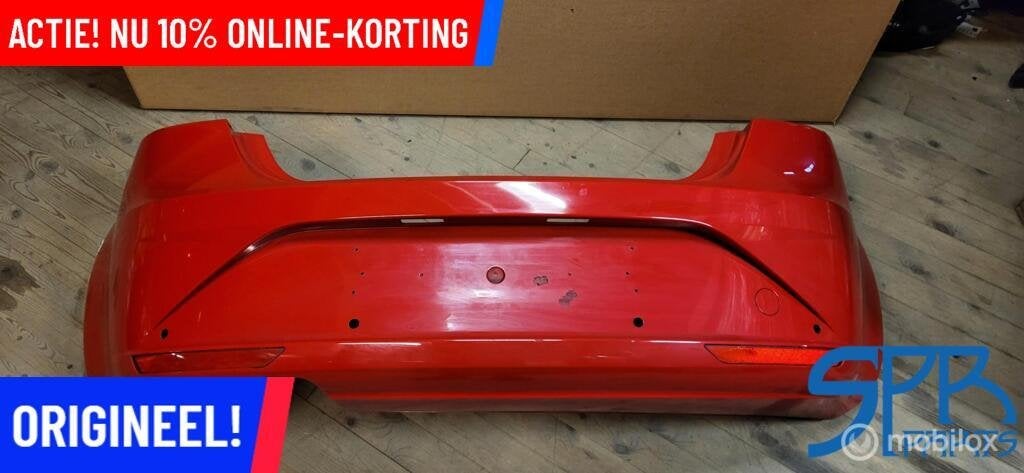 ACHTERBUMPER SEAT LEON 1P FACELIFT 2009-2012 BUMPER 4x PDC
