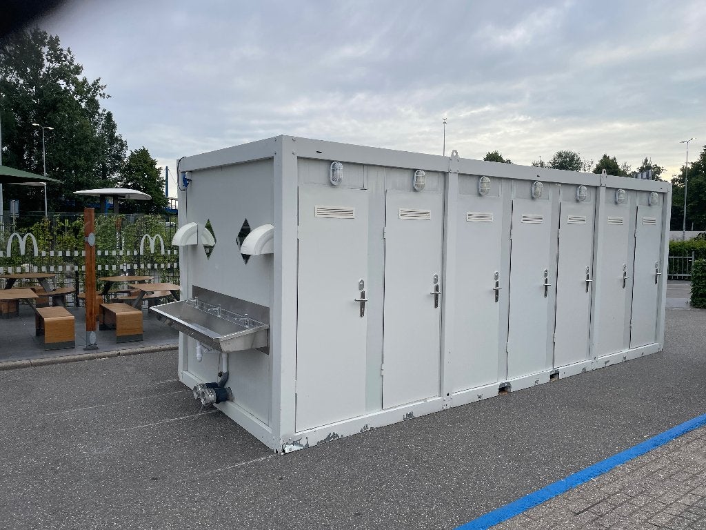 Toiletwagen wc wagen Toiletcontainer toilet unit koop kopen, Ophalen, Gebruikt