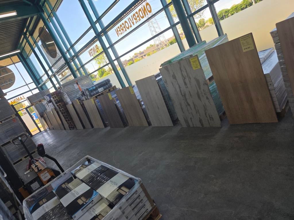 restpartij click pvc TFD-6214 met geïntegreerde ondervloer!, Ophalen, Nieuw, 75 m² of meer, Laminaat