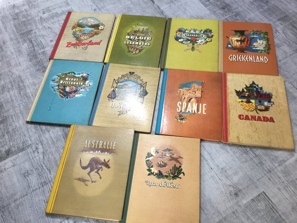 Plaatjes albums landen Douwe Egberts, Boeken, Ophalen of Verzenden, Gelezen, Plaatjesalbum