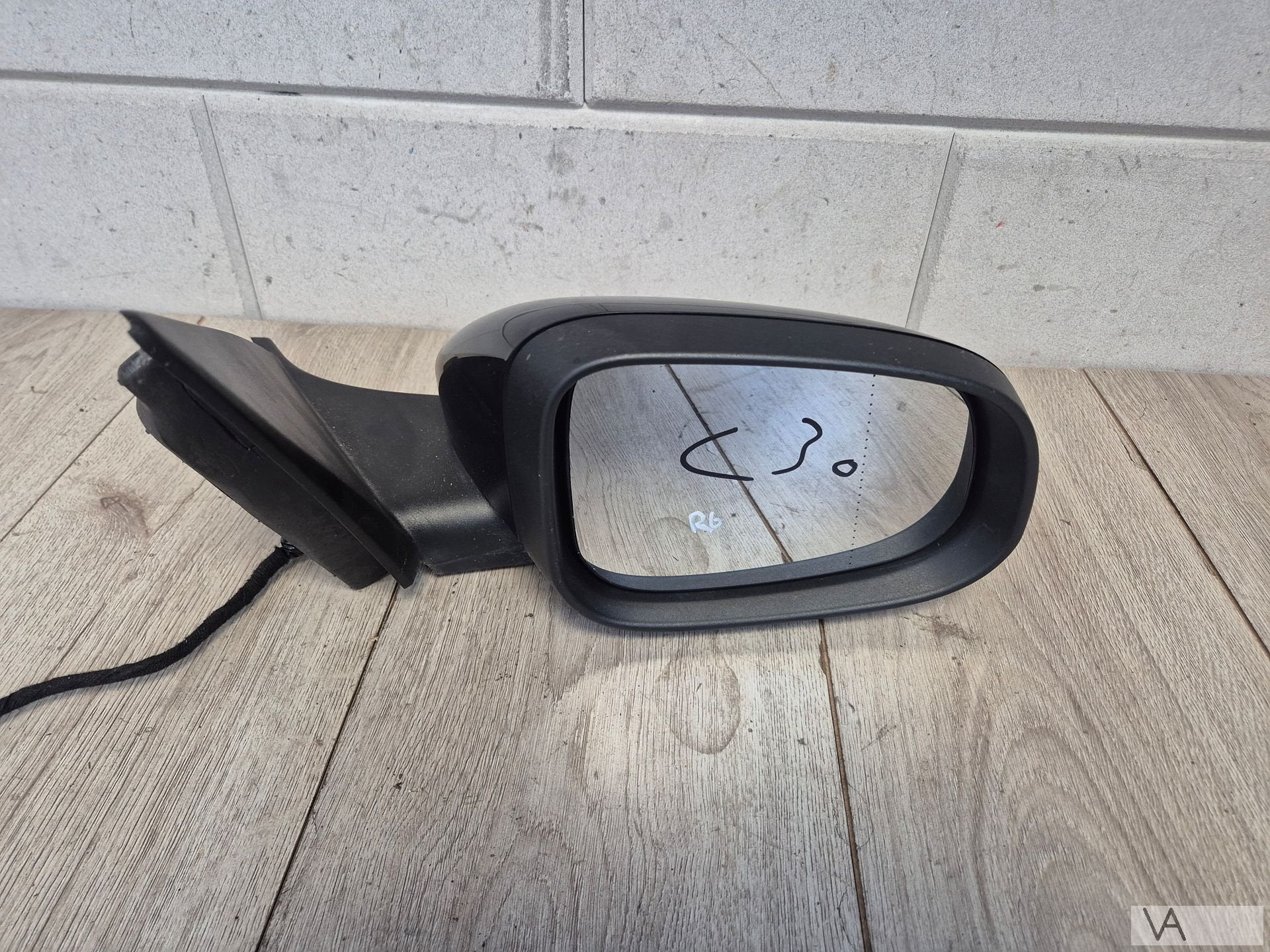 Spiegel rechts van Volvo C30 2006 - 2013 zwart 6 draden €75, Auto-onderdelen, Gebruikt, -, -, Ophalen of Verzenden