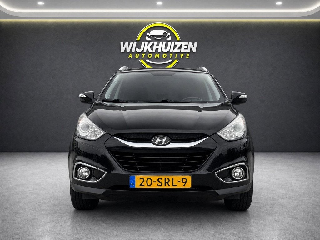Hyundai Ix35 2.0i Style Automaat met Climate ! Camera ! 17 I, Auto's, Gebruikt, Zwart, 4 cilinders, Leder en Stof
