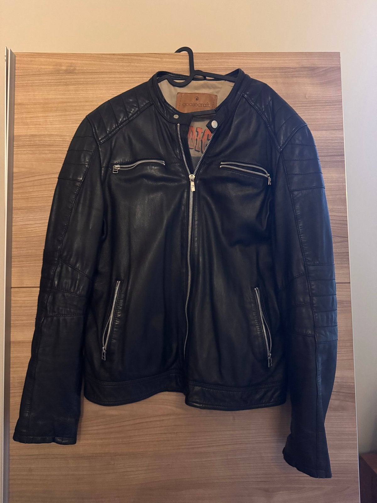 Gooscraft Leren Jas, Kleding | Heren, Ophalen of Verzenden, Gedragen, Overige maten, Zwart