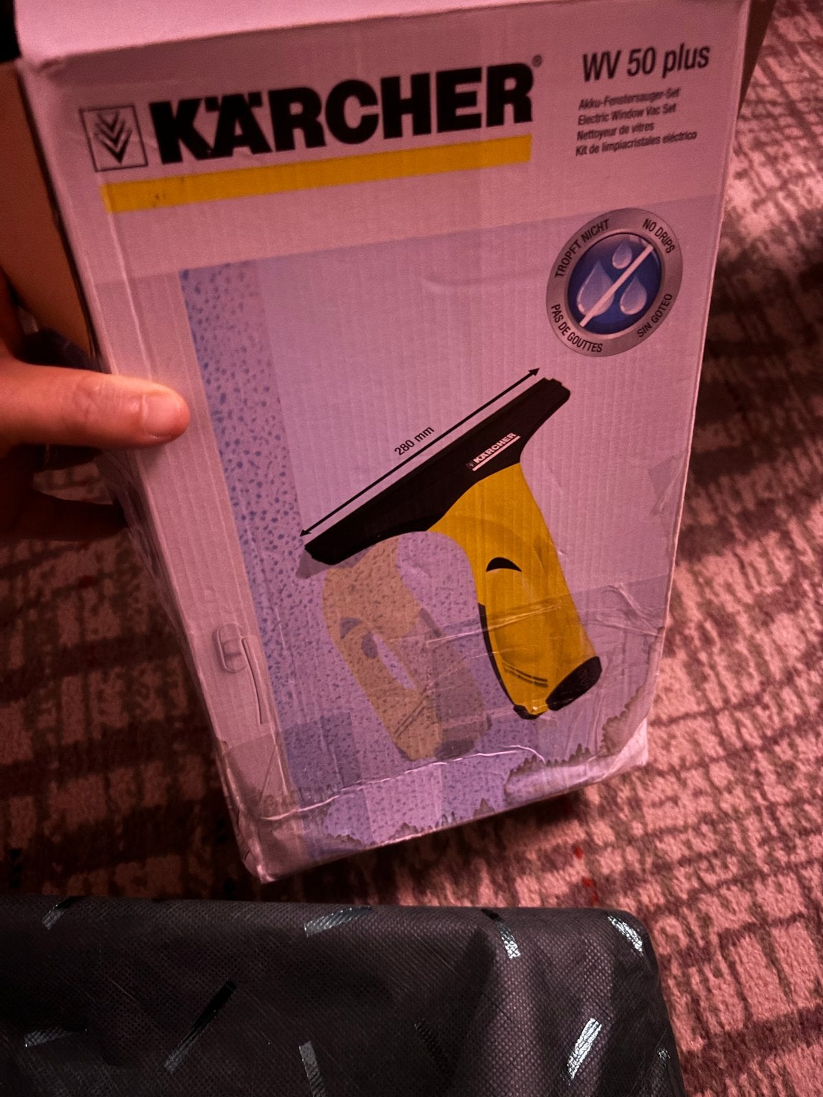 Kärcher WV 50 Plus Accu-Raamreiniger, Ophalen, Zo goed als nieuw, Waterstofzuiger