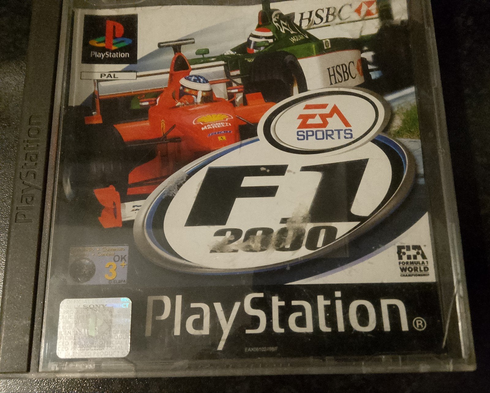 F1 2000 PlayStation 1 (PS1) - Zeer nette staat, 1 speler, Racen en Vliegen, Ophalen of Verzenden, Zo goed als nieuw