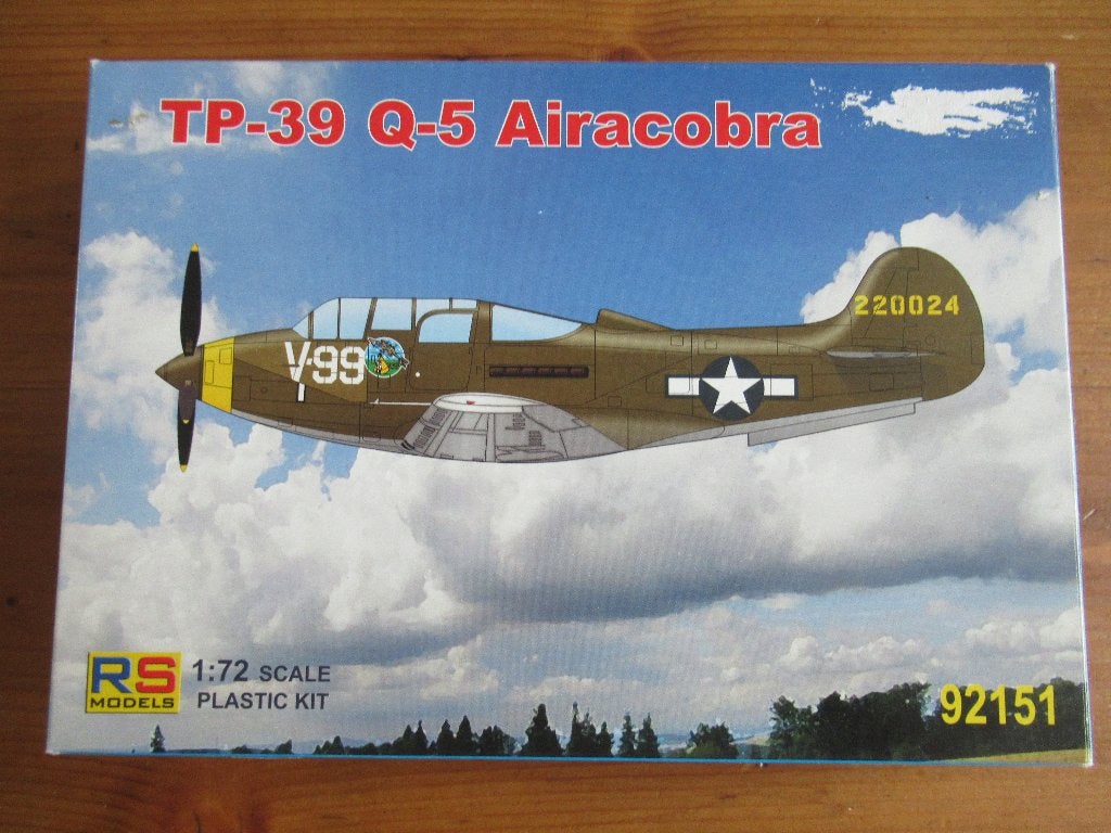 Bell TP-39 Q-5 Airacobra  (RS models 1/72), Overige merken, 1:72 tot 1:144, Ophalen of Verzenden, Zo goed als nieuw