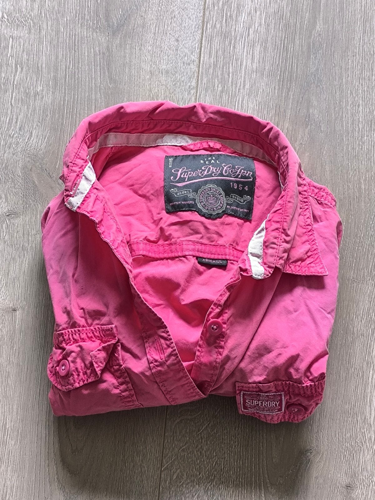 Te koop: superdry, Kleding | Dames, T-shirts, Zo goed als nieuw, Roze, Lange mouw, Ophalen