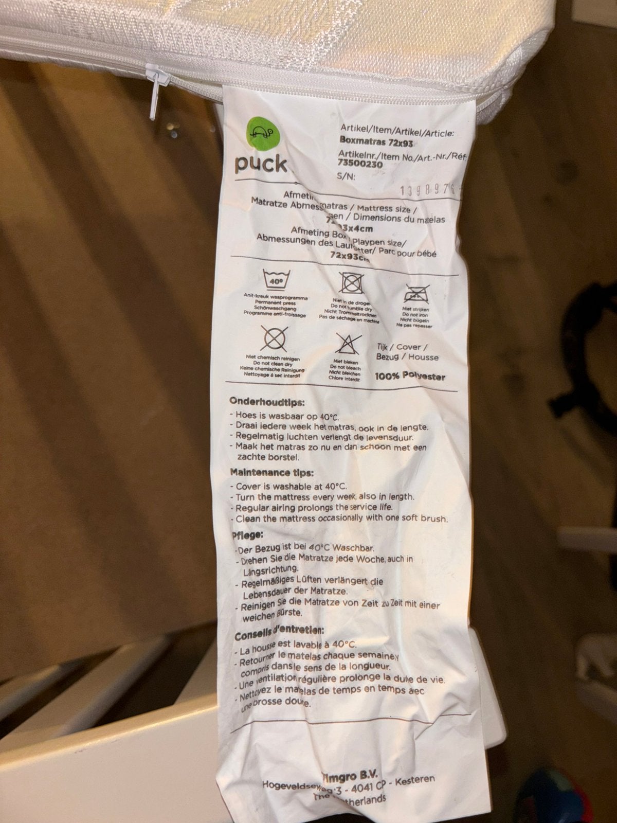 Box, Kinderen en Baby's, Ophalen, Zo goed als nieuw