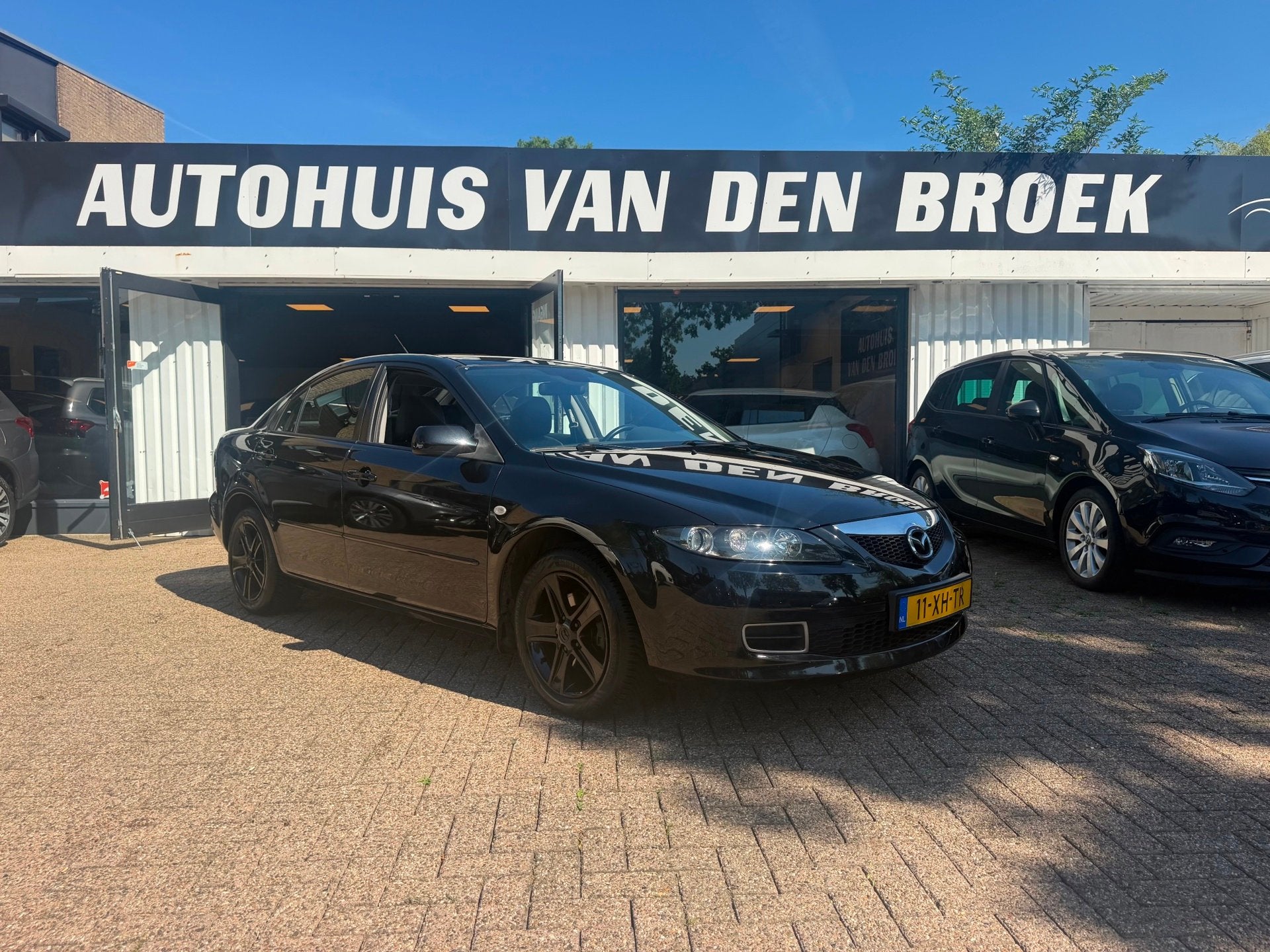 Mazda 6 Sport 2.0i Business Edition|Automaat|Cruise|Clima|Le, Auto's, Mazda, Gebruikt, 4 cilinders, Zwart, Navigatiesysteem