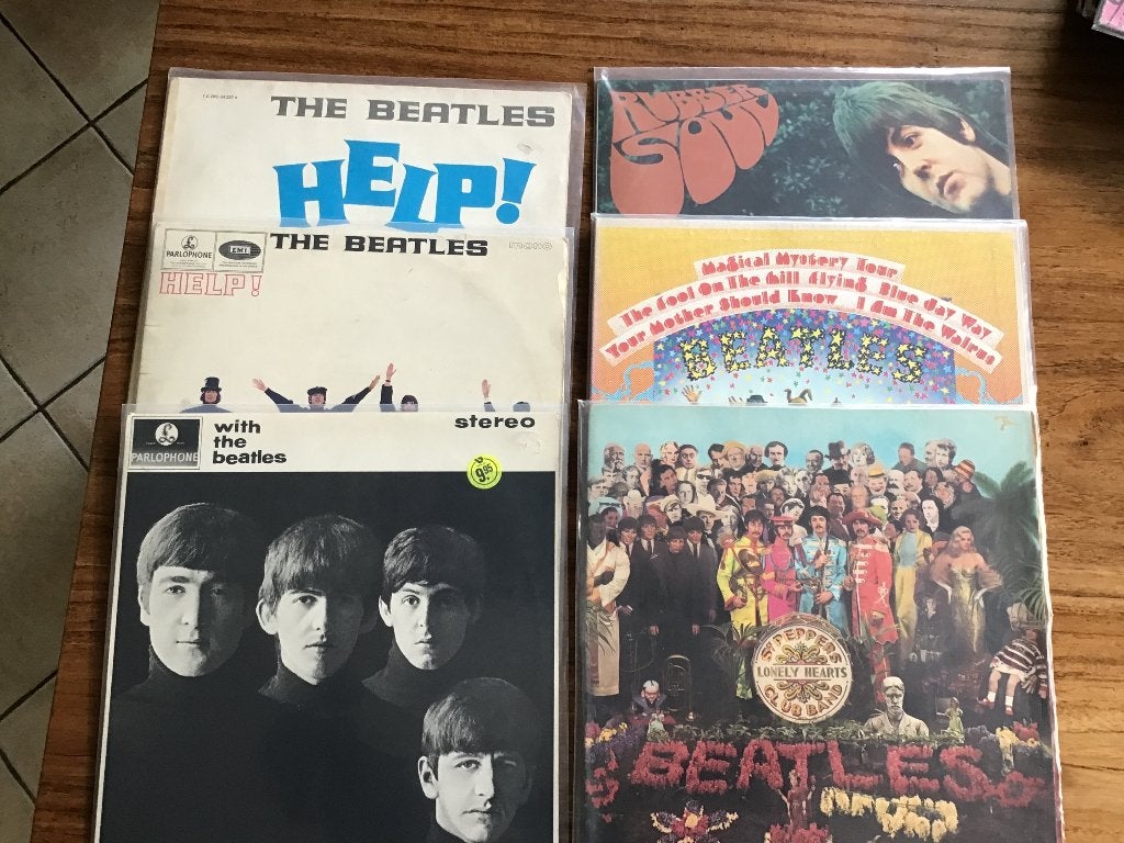 6 x Beatles lp, Cd's en Dvd's, Vinyl | Pop, Ophalen of Verzenden, 1960 - 1969, Gebruikt, 12 inch