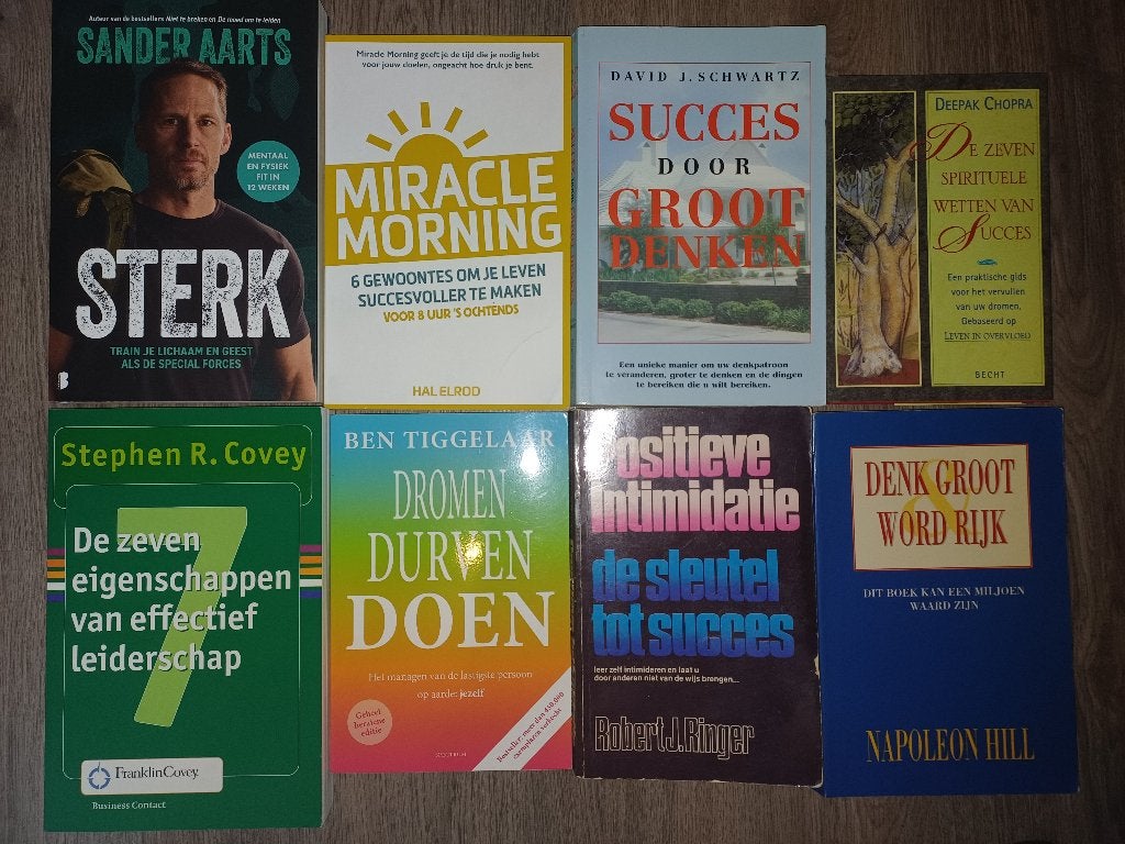 Persoonlijke ontwikkeling, TOP-titels zgan, Engels en Nl, Ophalen of Verzenden, Zo goed als nieuw, Overige