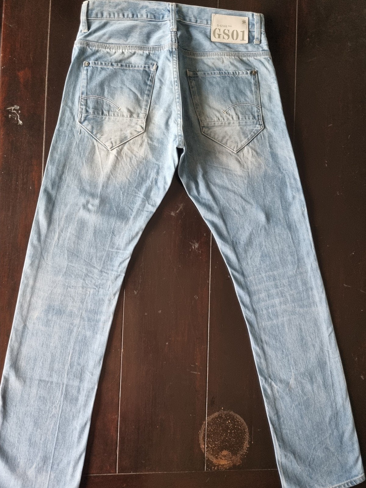ZGAN LICHTE G STAR RAW NEW RADAR SLIM JEANS SIZE 31/32, Kleding | Heren, Ophalen of Verzenden, Zo goed als nieuw, Blauw, W32 (confectie 46) of kleiner