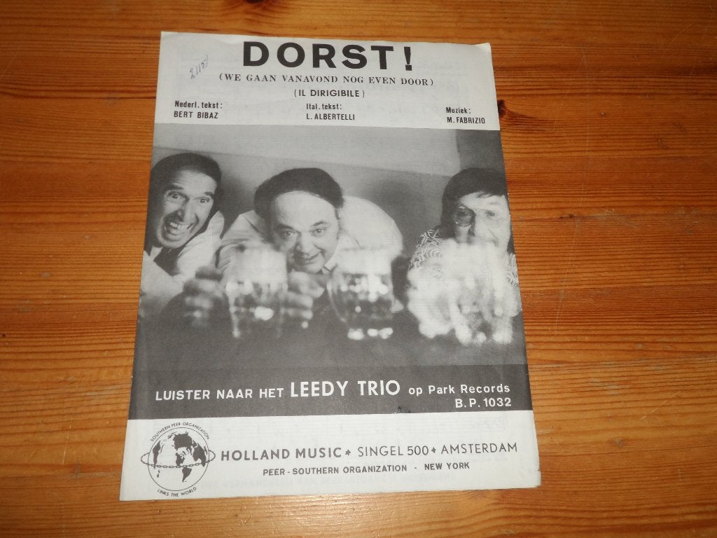 Dorst - m. Fabrizio - leedy trio, Muziek en Instrumenten, Gebruikt, Gitaar, Ophalen of Verzenden, Artiest of Componist