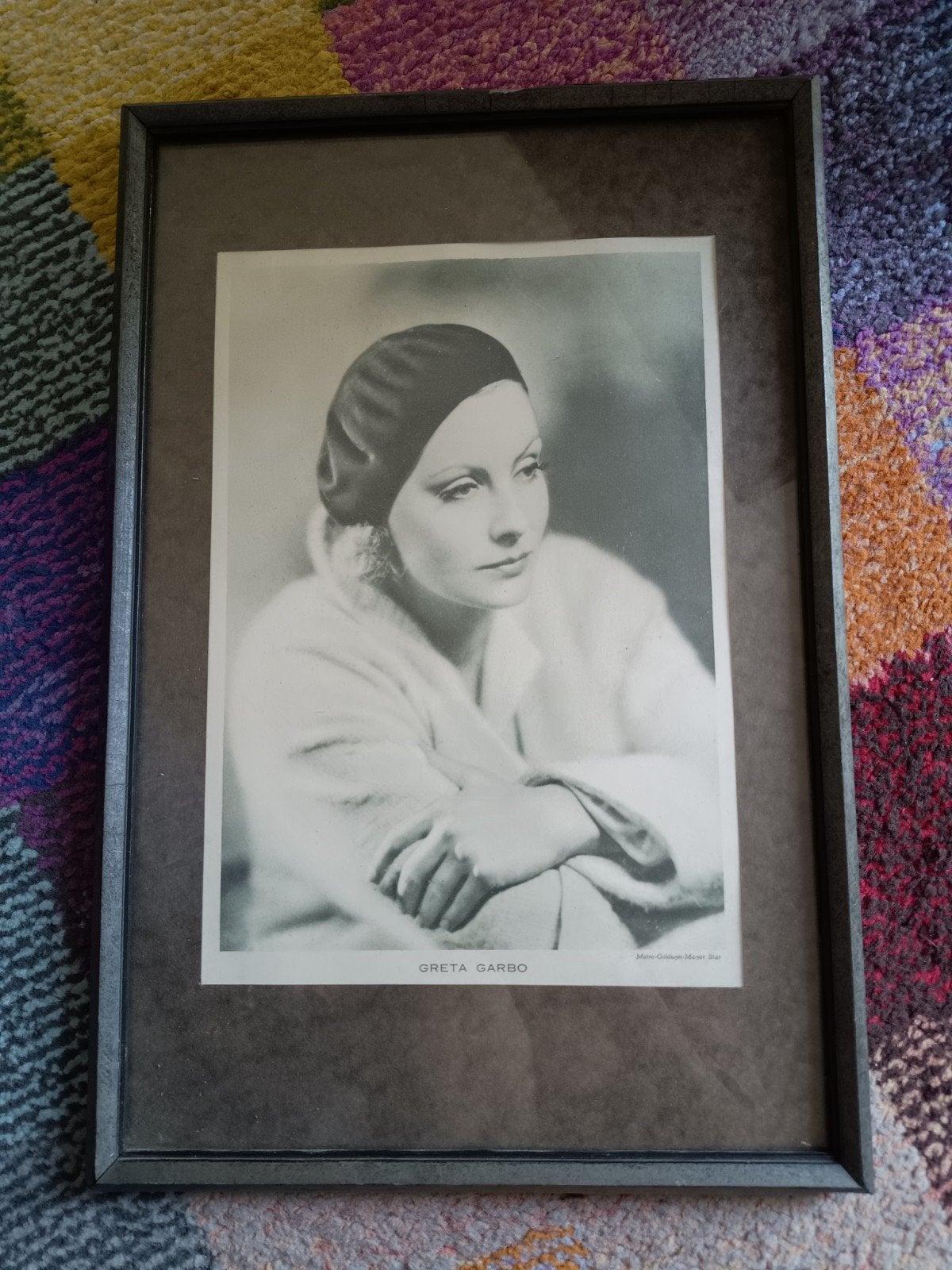 Greta Garbo Foto - Vintage Sigarettenreclame, Antiek en Kunst, Kunst | Tekeningen en Foto's, Ophalen of Verzenden, Foto, Fotografie