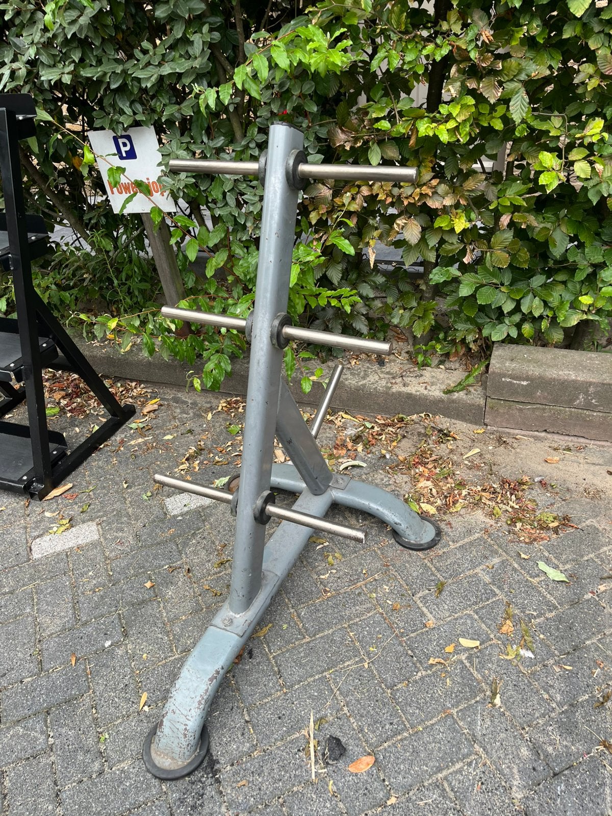 Halter schijven rek, Ophalen, Halterschijven, Gebruikt, Halter schijven