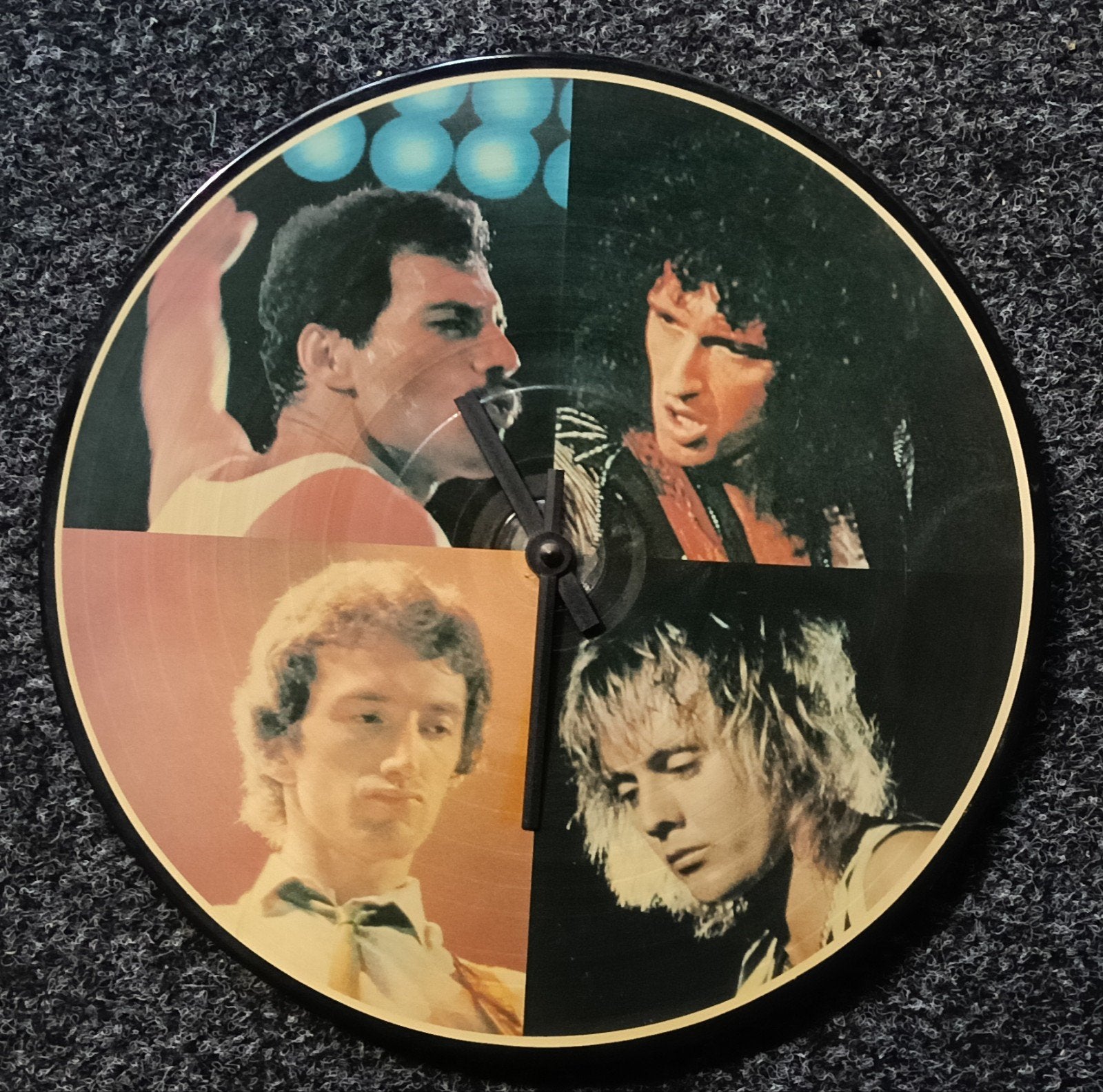 Queen Vinyl Klok - Uniek voor verzamelaars , maar 300 exempl, Ophalen of Verzenden, Poster, Artwork of Schilderij