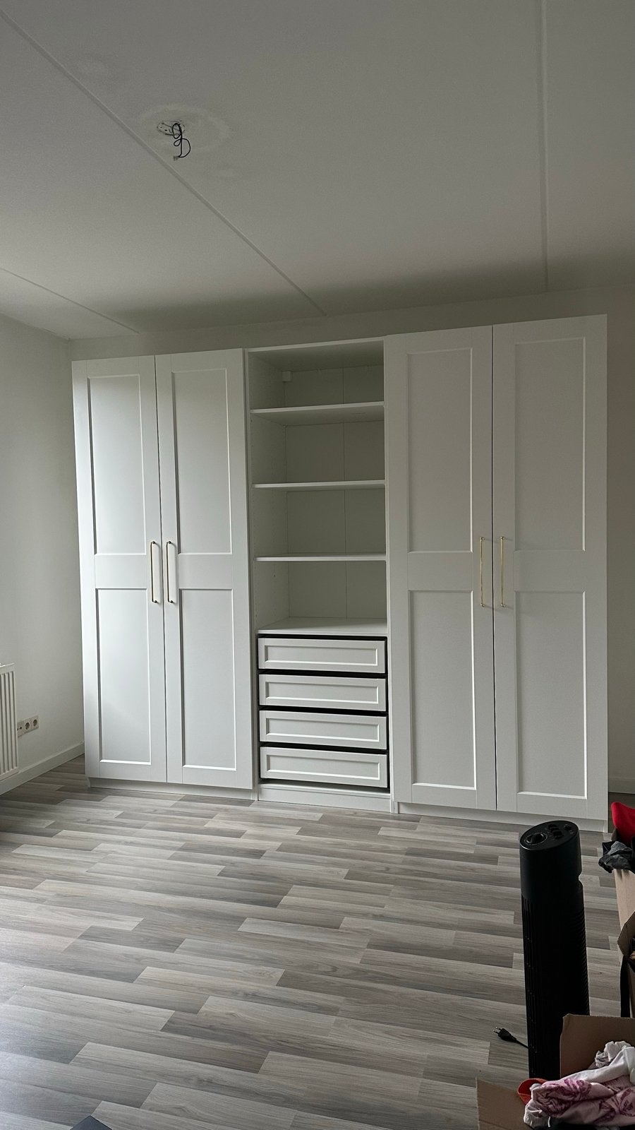IKEA Witte kledingkast met lades en hangruimte, 200 cm of meer, IKEA PAX kledingkast, Nieuw, 200 cm of meer