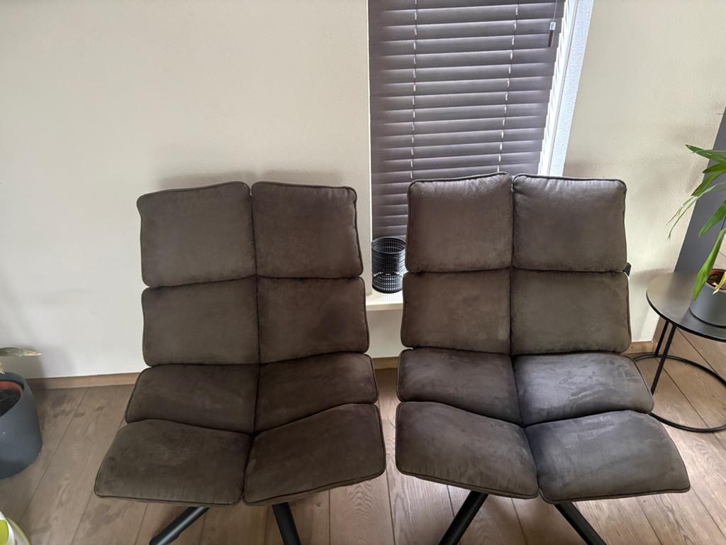 Twee mooie draai fauteuils, Ophalen, Zo goed als nieuw, 75 tot 100 cm, 50 tot 75 cm