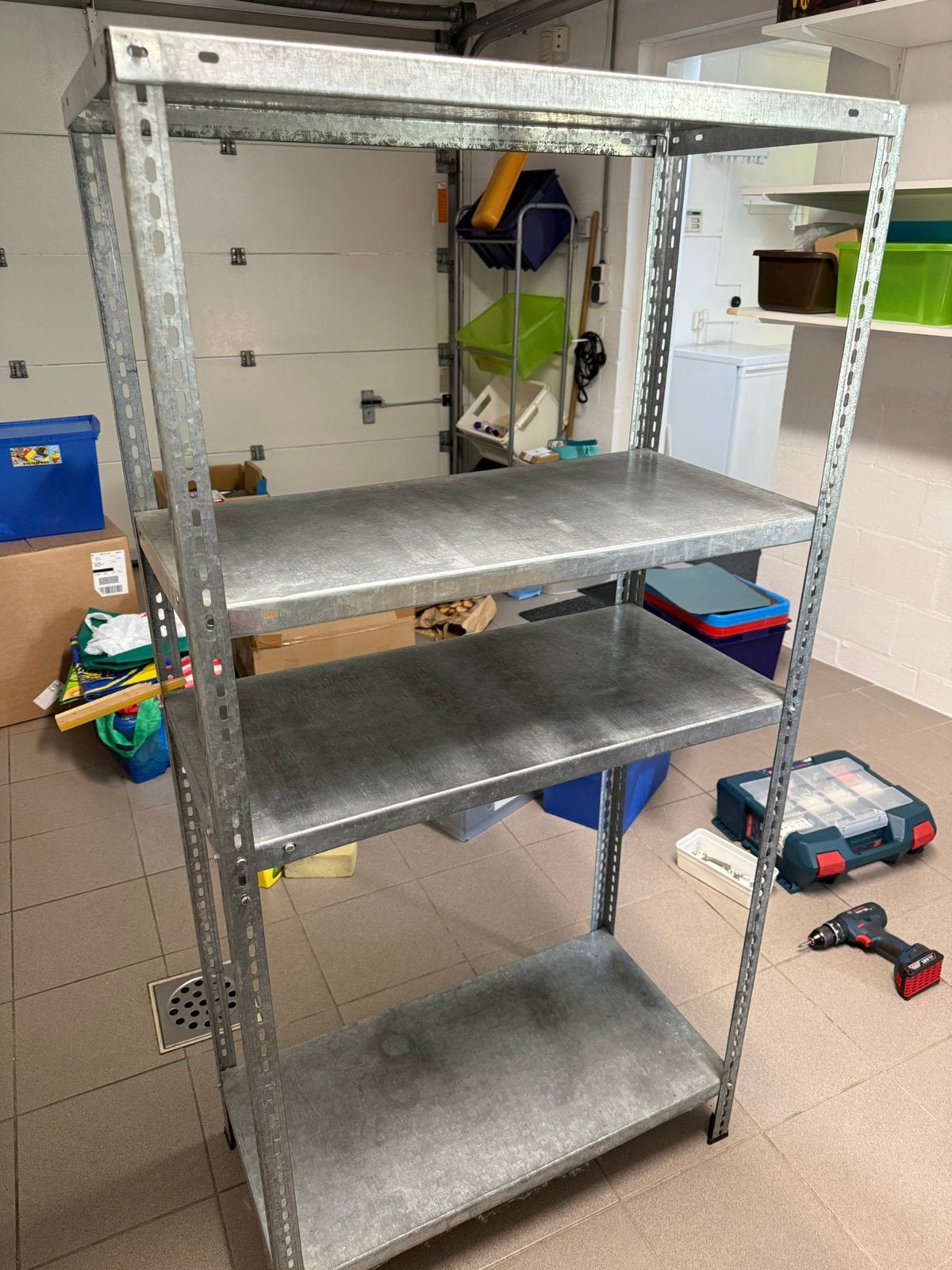 Metalen opbergrek, Huis en Inrichting, Ophalen, Gebruikt