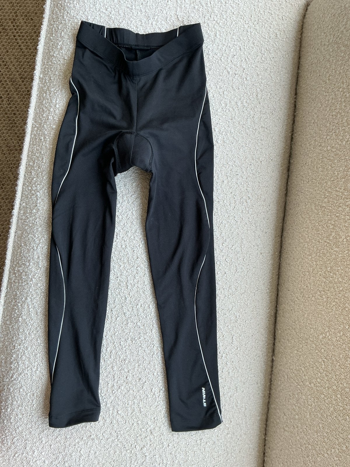 B'Twin Fietsbroek met Zeem - Zwart, Maat 146/152, Kinderen, Overige maten, Zo goed als nieuw, Onderkleding