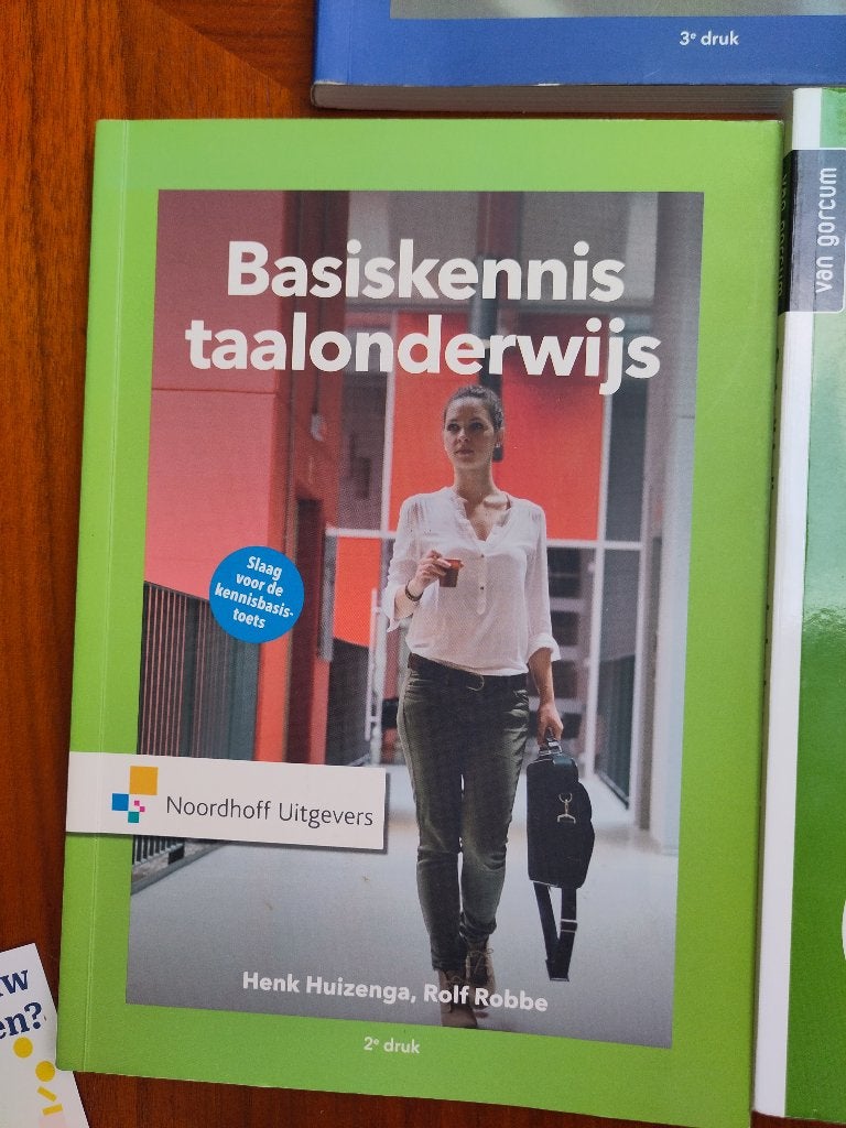 Studieboek PABO: Basiskennis taalonderwijs, Zo goed als nieuw, Noordhoff Uitgevers, Alpha, HBO