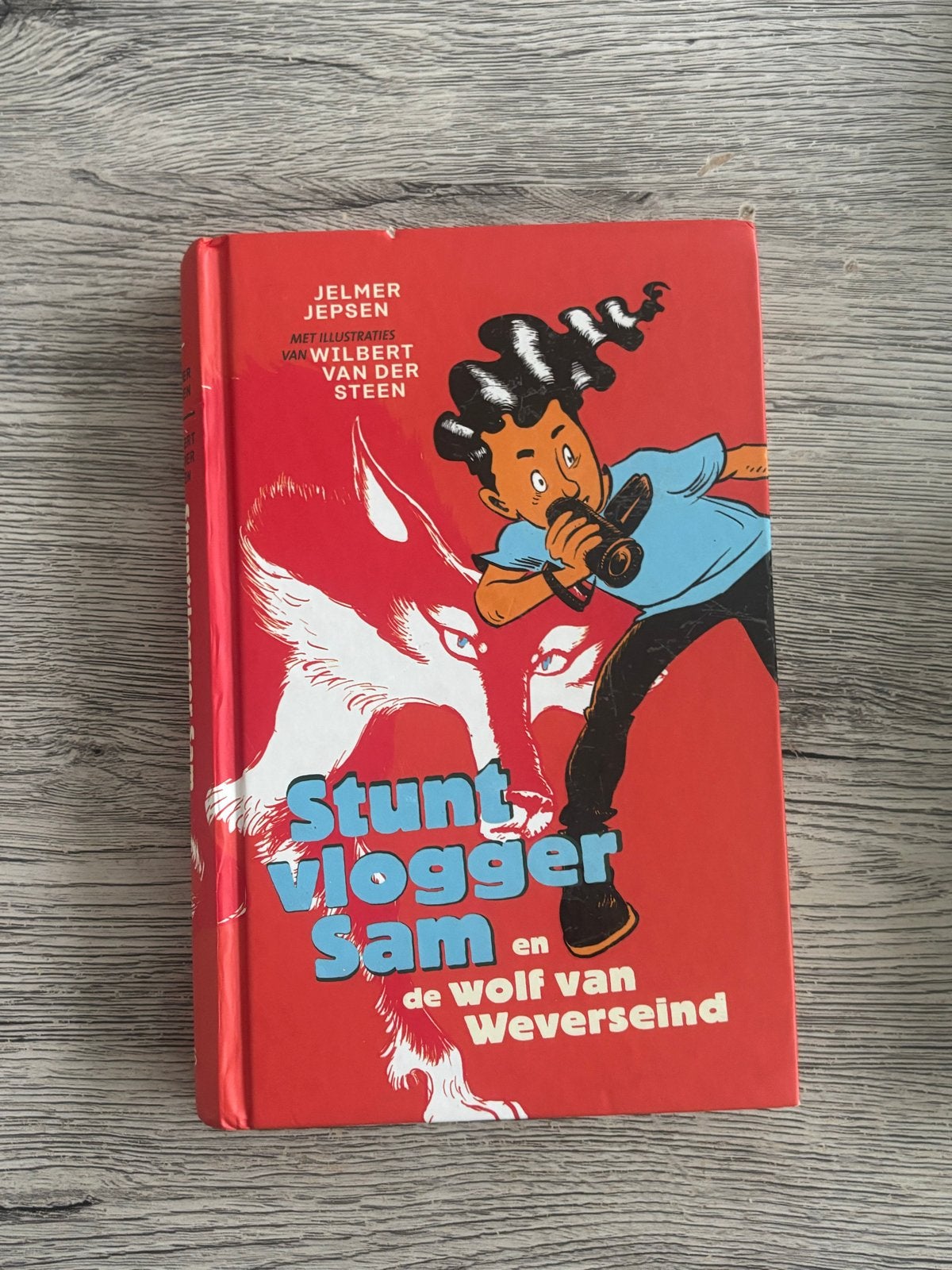 Stuntvlogger Sam en de wolf van Weverseind - Jelmer Jepsen, Ophalen, Zo goed als nieuw, Fictie algemeen