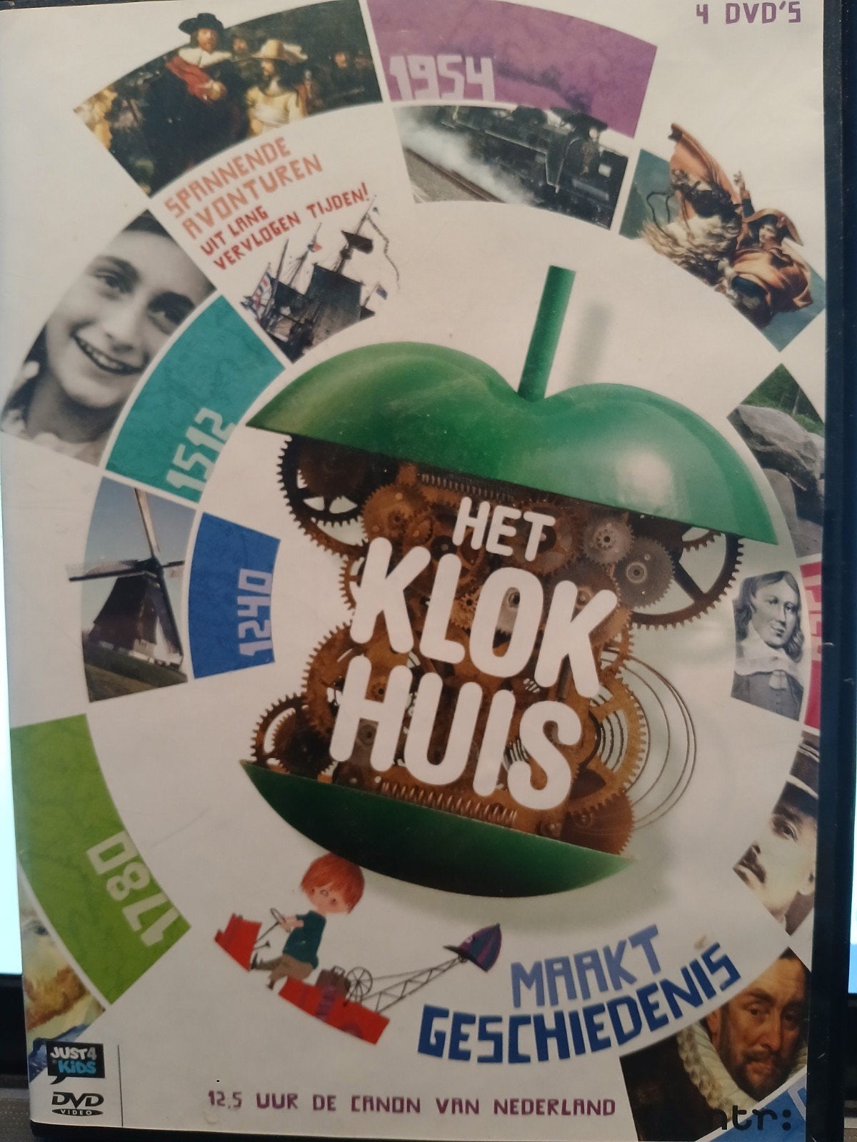 het klokhuis  ( 12,5 uur speelduur ) 4 dvd's, Alle leeftijden, Ophalen of Verzenden, Zo goed als nieuw