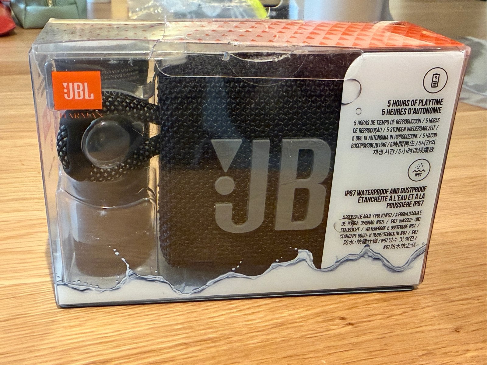 JBL Go 3 Draagbare Bluetooth Speaker Zwart - Nieuw in doos, JBL, Nieuw, Ophalen of Verzenden, Draagbare speaker