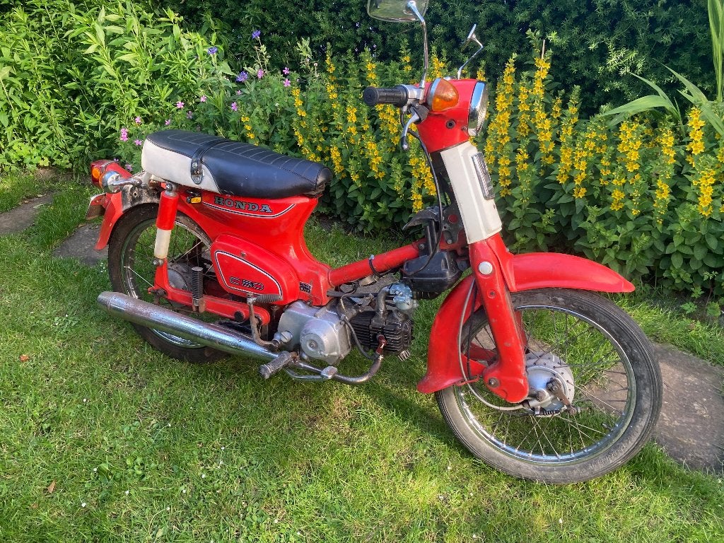 Oldtimer Honda C50 Super Cub (1974) lopend!, Ophalen, Gebruikt, Overige modellen, Maximaal 45 km/u