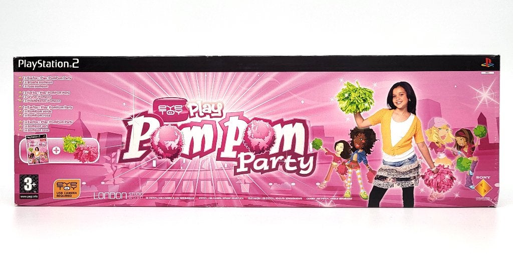Pom Pom Party - PlayStation 2 - Eye Toy Play - PS2 - Nieuw, Verzenden, Overige genres, Nieuw, Nvt